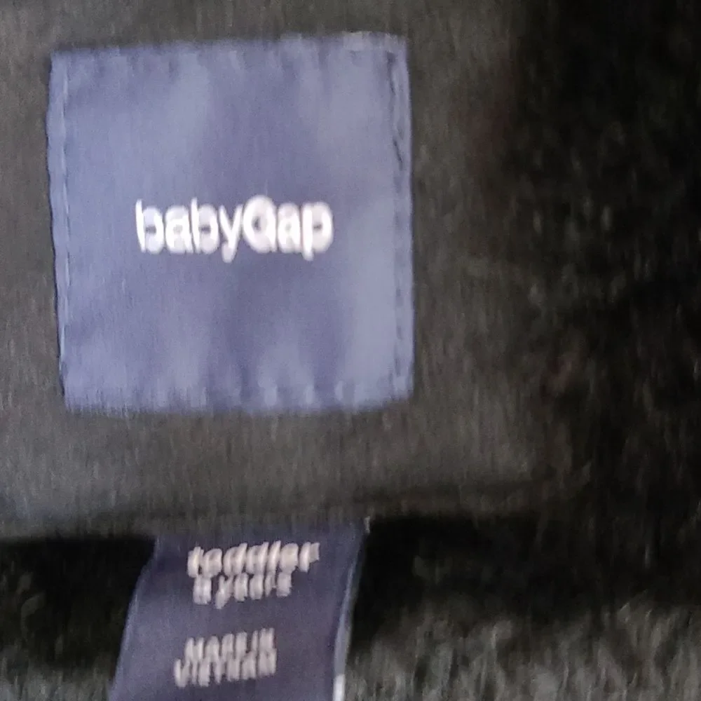 Gap toddler coat black size 5t